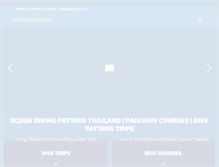 Tablet Screenshot of divecentrepattaya.com